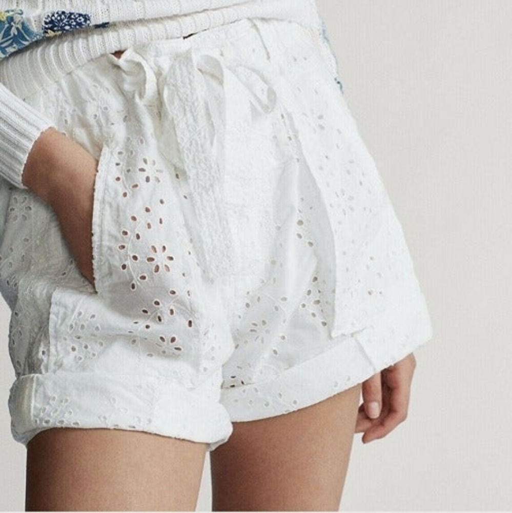 NWT Ralph Lauren white eyelet shorts - Picture 2 of 14